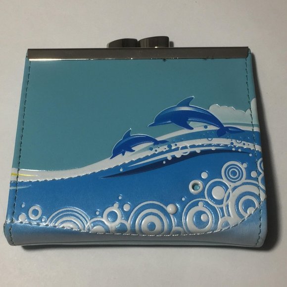 Shagwear Handbags - Dolphin Coin Purse - Cute Vintage-Style Wallet